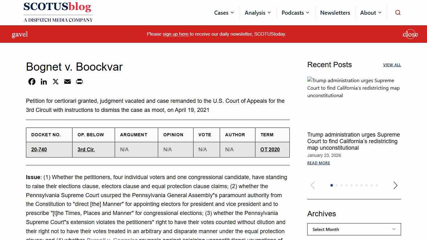Bognet v. Boockvar - SCOTUSblog